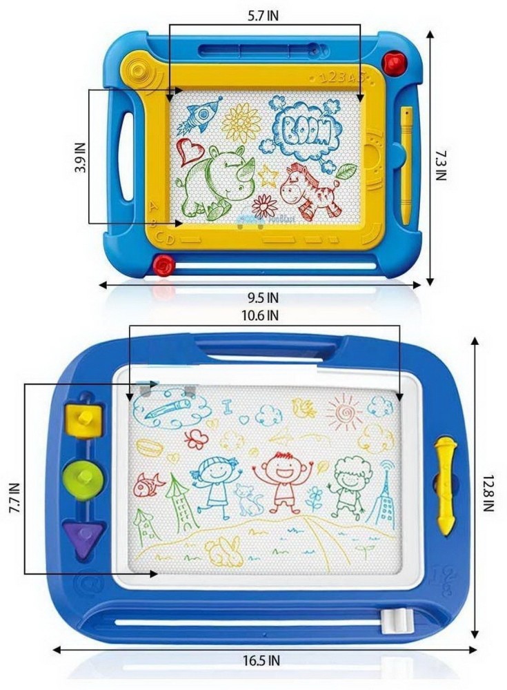 Colorful Drawing Board For Kids, Large Doodle Board, Sketch Pad