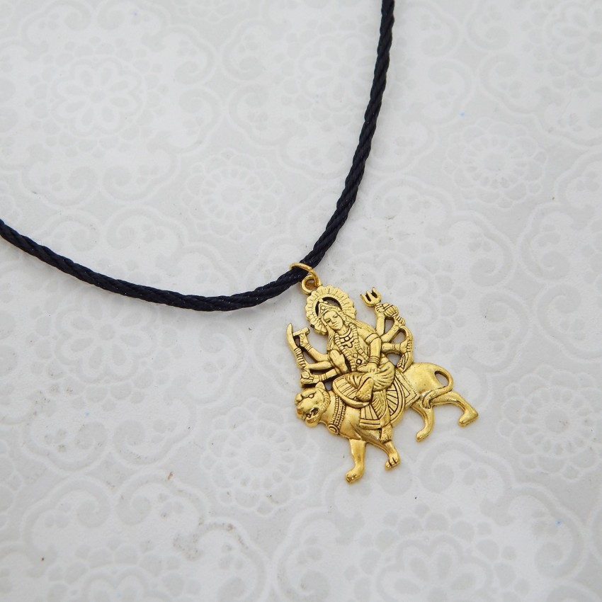 Maa durga gold on sale pendant