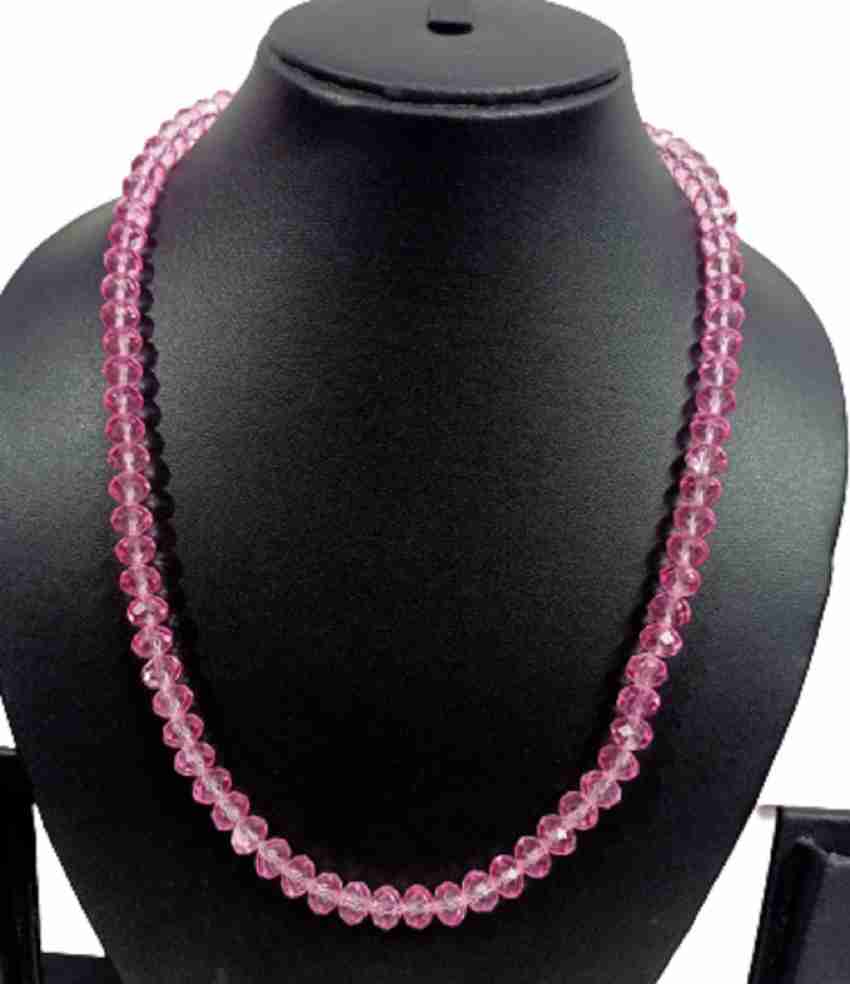 Siddka Dark Pink Colour Crystal Beads 8mm for Jewellery Making Approx 70  Crystal Crystal Necklace Price in India - Buy Siddka Dark Pink Colour  Crystal Beads 8mm for Jewellery Making Approx 70