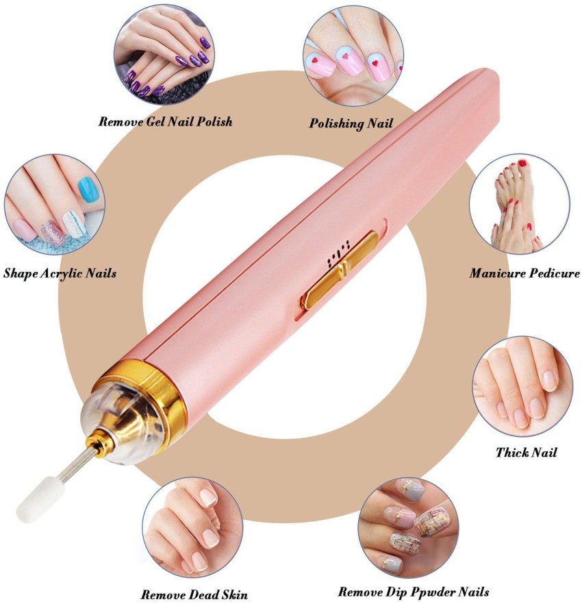 NEW Electric Manicure Pedicure Nail File Drill Buffer,Polisher,Shaper Gift  Care | eBay