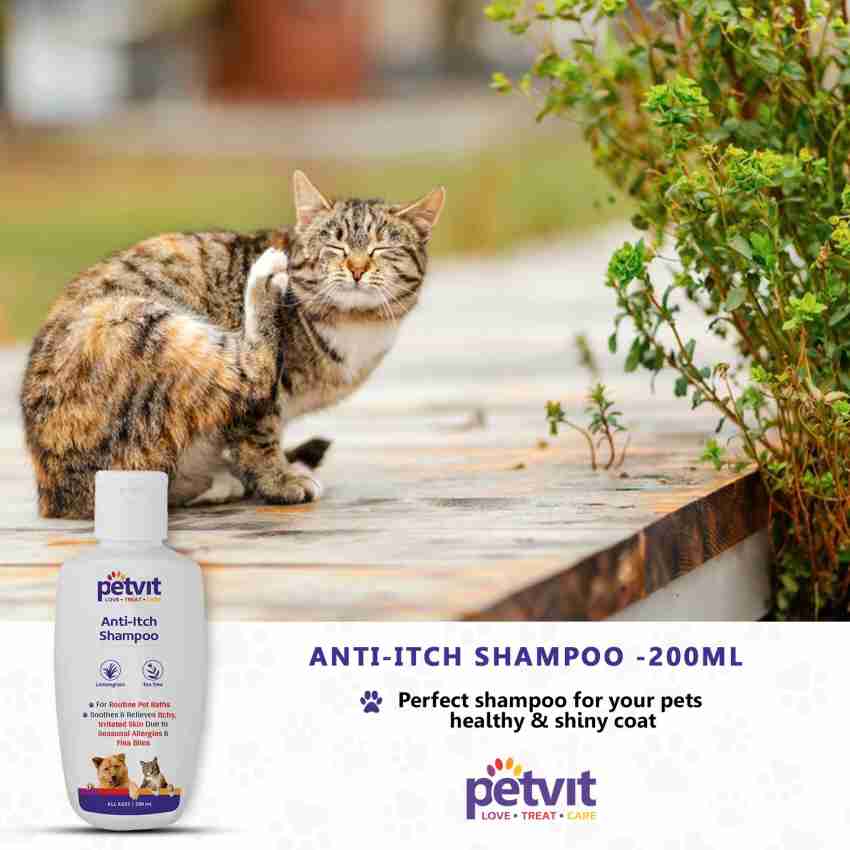 Petvit Anti Itch Shampoo with Tea Tree Oil Lemon Grass Oil For