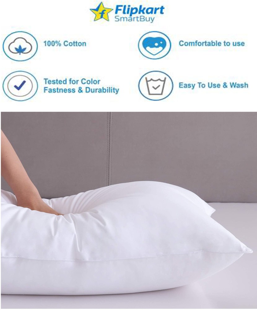 Flipkart SmartBuy Polyester Fibre Solid Sleeping Pillow Pack of 2 Buy Flipkart SmartBuy Polyester Fibre Solid Sleeping Pillow Pack of 2 Online at Best Price in India Flipkart