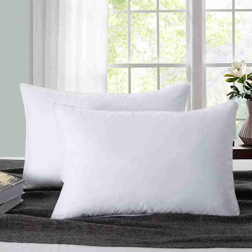 Flipkart SmartBuy 18043 2 16x24 Cotton Solid Sleeping Pillow Pack of 2
