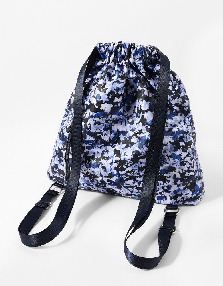 ACCESSORIZE LONDON Dani Drawstring Gym Bag Rucksack 40 L DARKS