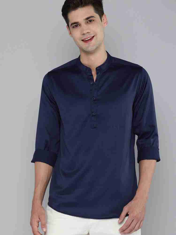 H and m outlet blue shirt