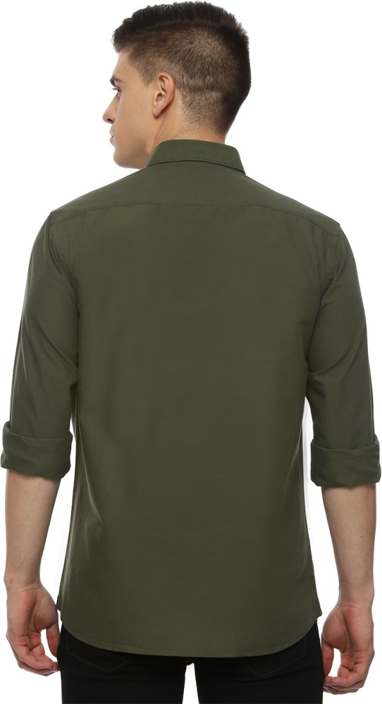 Buy Olive Green Shirts for Men by LOUIS PHILIPPE Online