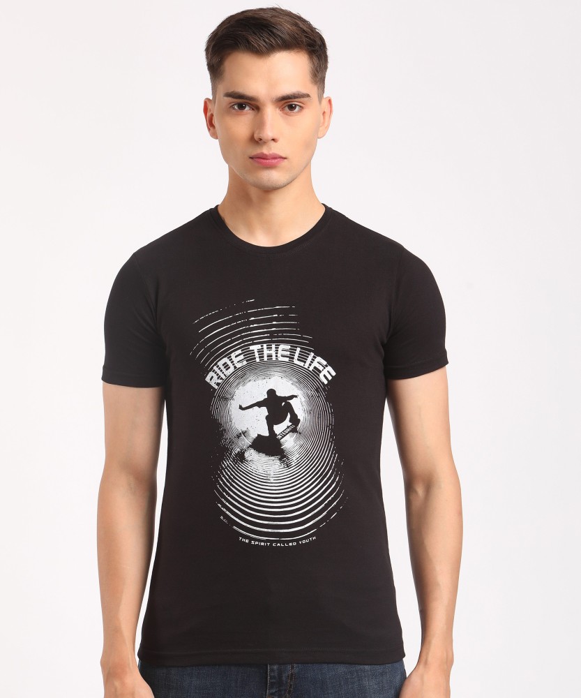 INTEGRITI Printed Men Round Neck Black T Shirt Buy INTEGRITI Printed Men Round Neck Black T Shirt Online at Best Prices in India Flipkart