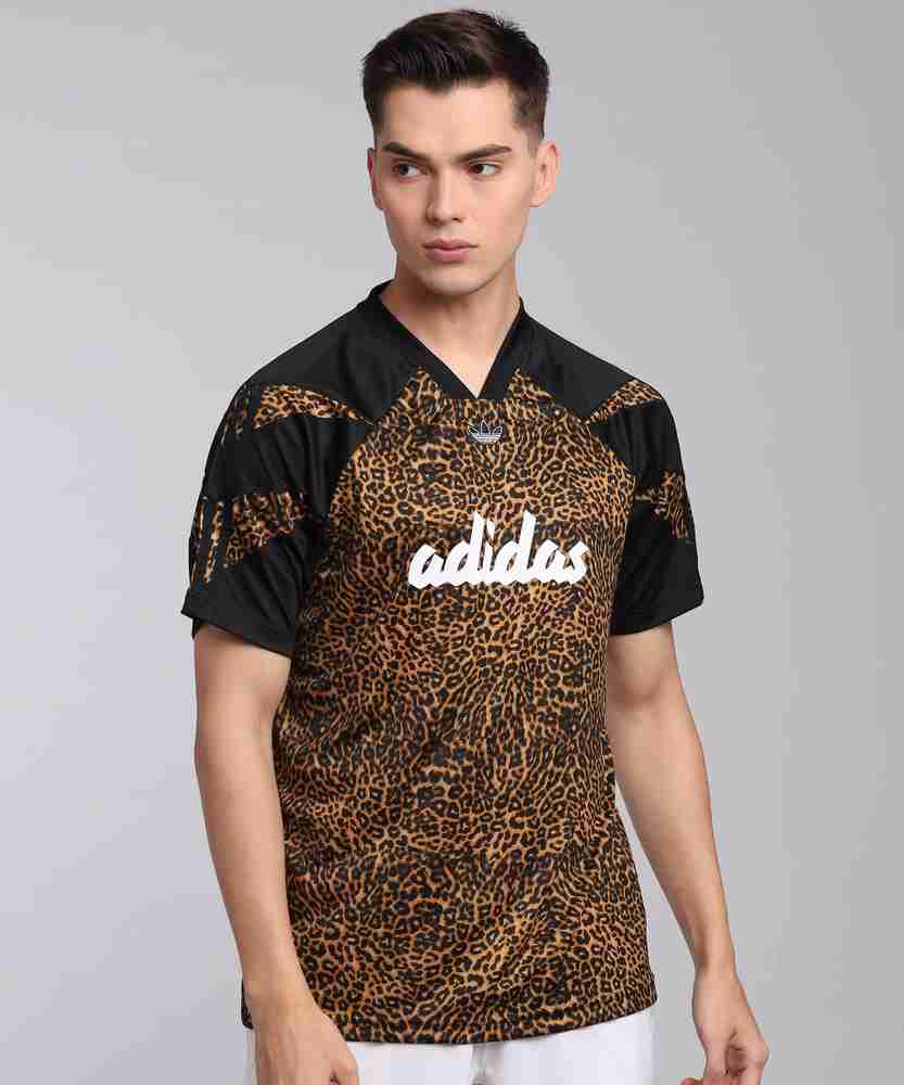 ADIDAS ORIGINALS Printed Men V Neck Beige T Shirt Buy ADIDAS