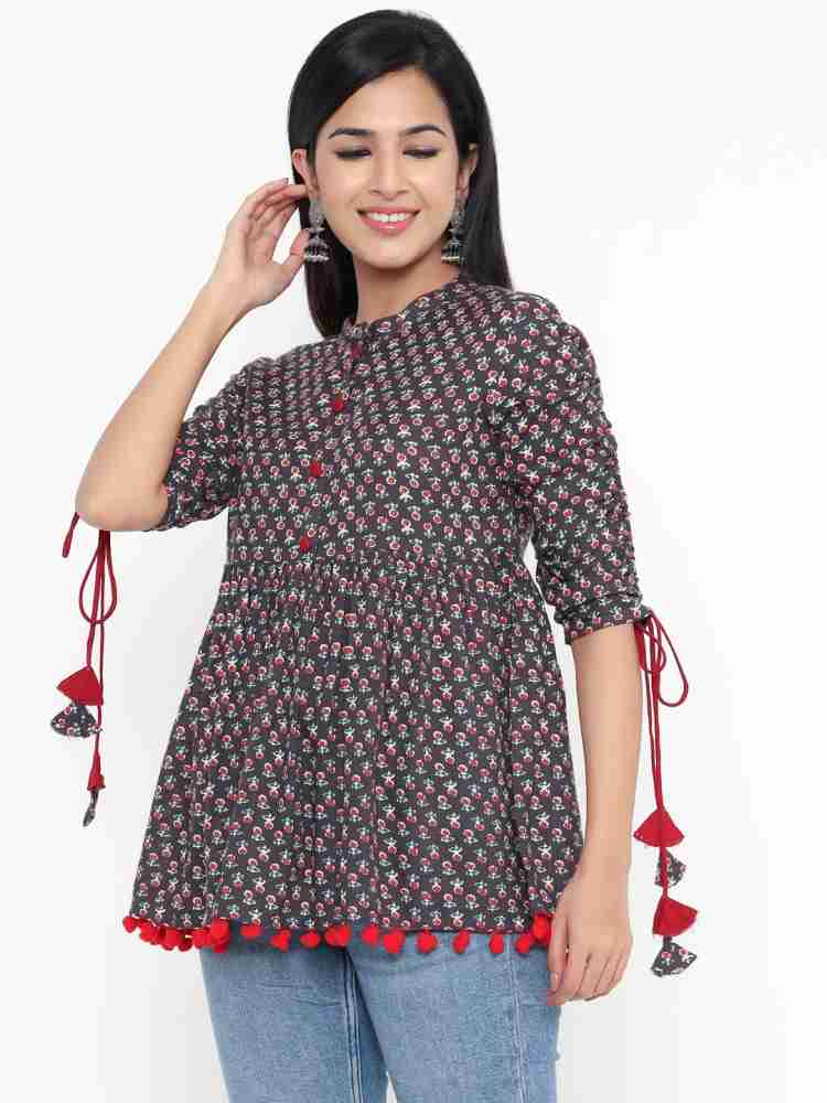 Short tops best sale for jeans flipkart