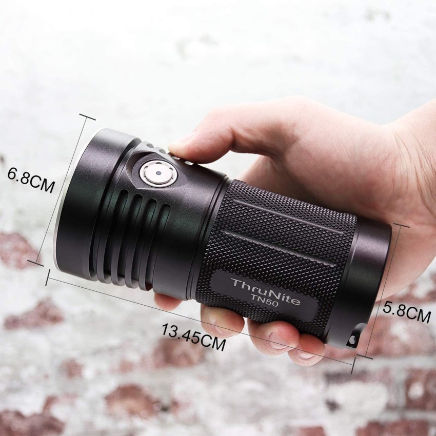 ThruNite TN50 Powerful Rechargeable Flashlight, High 16340 Lumen