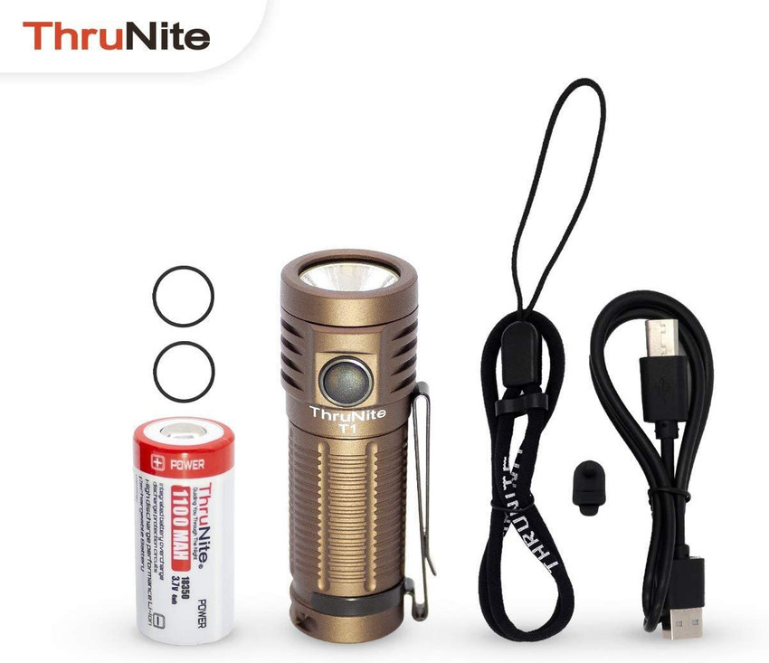 Thrunite t1 rechargeable led flashlight cree xhp50 discount