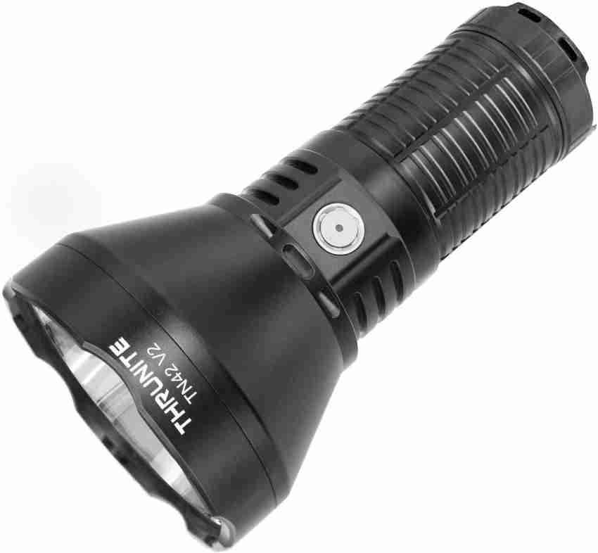 ThruNite TN42 V2 SBT90.2 LED Flashlight, 1860 Meter Throw USB C  Rechargeable Searching Spotlight, 4848 High Lumens Flash Light with 4X  4000mAh 21700 IMR Batteries Included, for Hunting Search & Rescue Torch