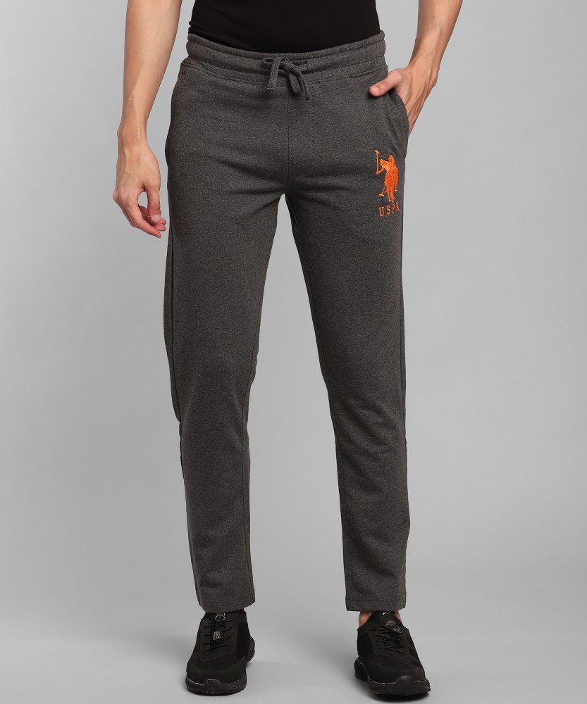 U.S. POLO ASSN. Solid Men Black Track Pants - Buy U.S. POLO ASSN. Solid Men Black  Track Pants Online at Best Prices in India