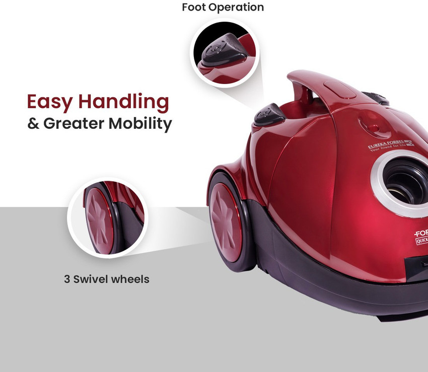 EUREKA FORBES Quick Clean DX Dry Vacuum Cleaner with Reusable Dust