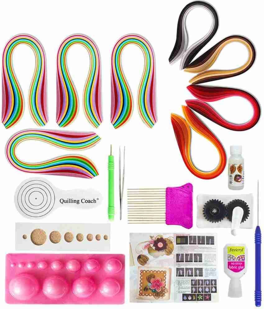 JINKRYMEN 19 Piece Quilling Tools Kit With 800 Papers - 19 Piece Quilling  Tools Kit With 800 Papers . shop for JINKRYMEN products in India.