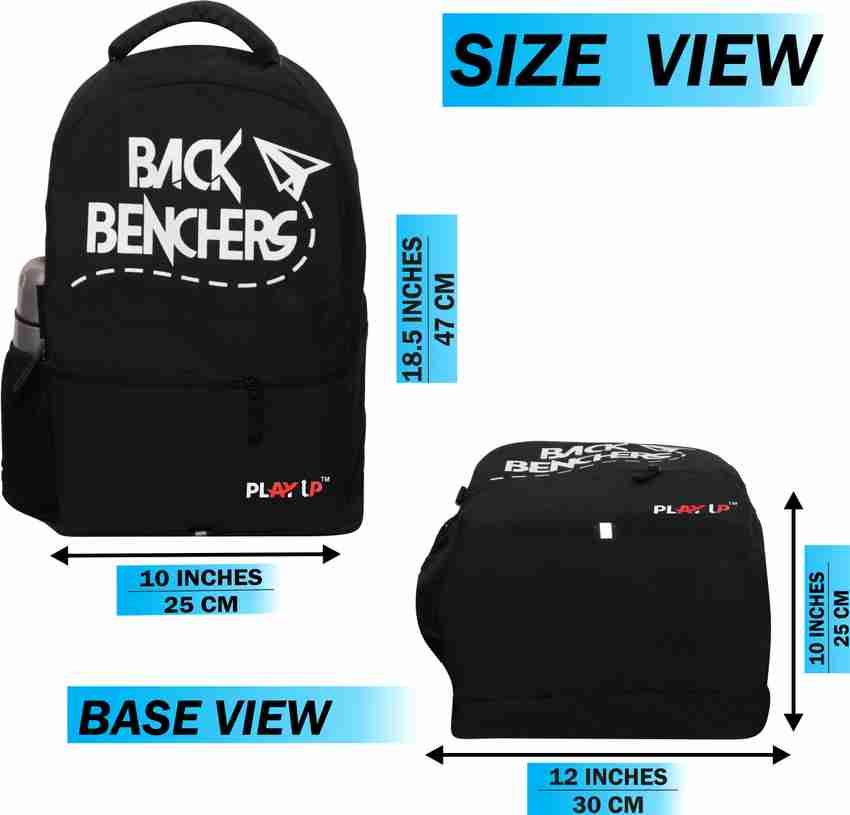 PLAYUP CLASSIC BACKBENCHERS College School Casual Travel Kit bag for boys and girls 32 L Laptop Backpack BACKBENCHERS Price in India Flipkart
