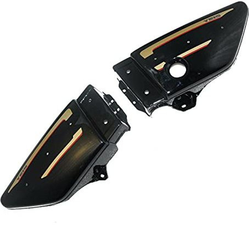THE ONE CUSTOM Yamaha RX135 Side Panel Set Black Plastic