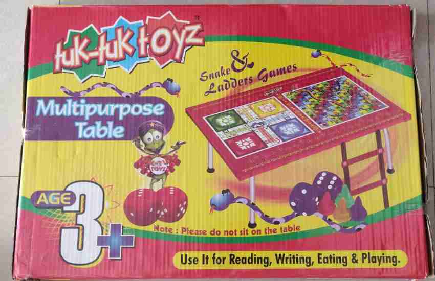 Buy Riyavin  Tuk Tuk Toys Multipurpose Ludo Table Board, Bed