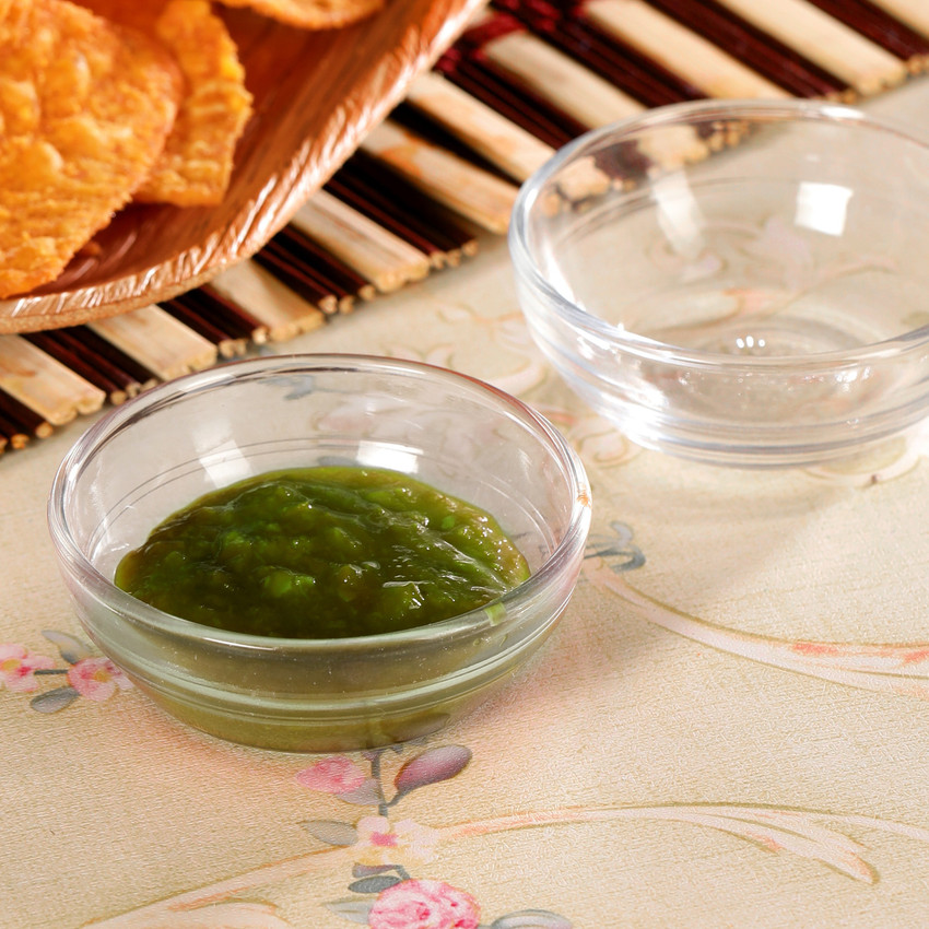 Duralex Glass Cereal Bowl Lys Clear Bowl 6 CM 4 Pcs 35 ML Set of 2