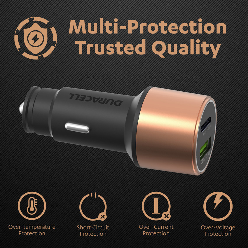 DURACELL 38 W Turbo Car Charger Price in India Buy DURACELL 38 W