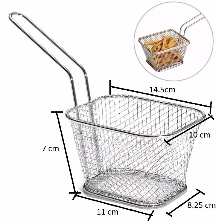 1pc 304 Stainless Steel Hanging Hot Pot Ladle For Noodles, French Fries,  Frying Basket