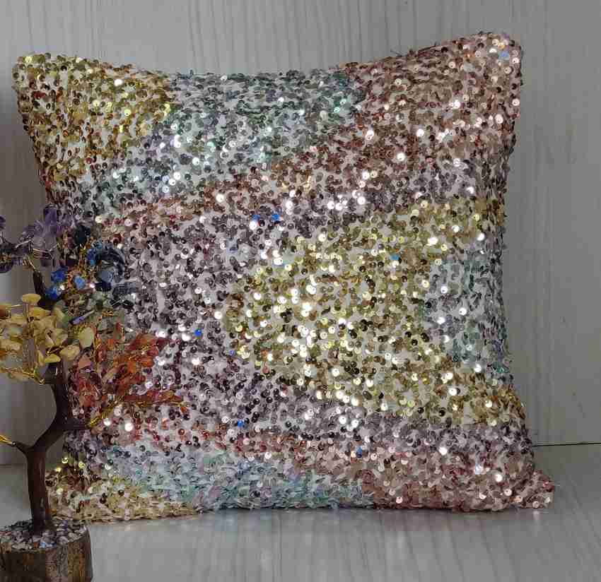 Glitter cushion cover clearance