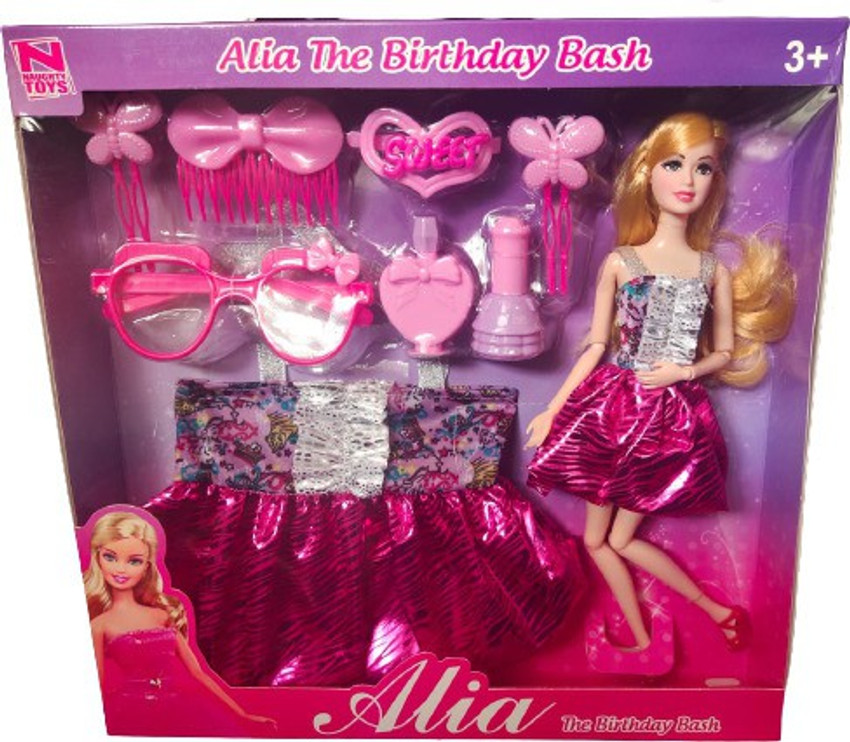Naughty toys Super Star Alia The Birthday Bash Sweet beautiful