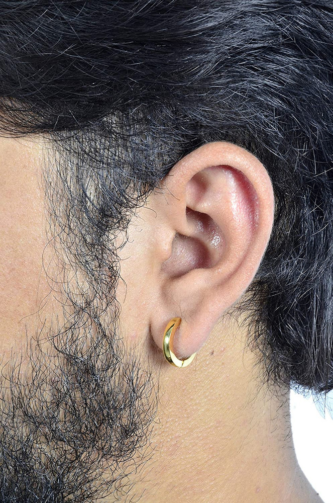 Big earrings for boys sales