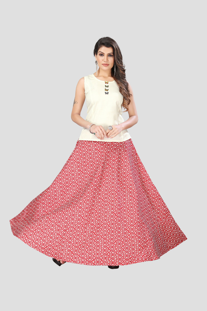 Flipkart long skirt and top hot sale