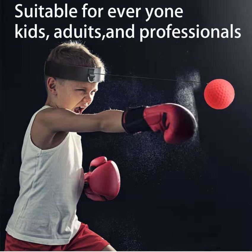PIRENE Boxing Equipment with Head Band for Reflex Speed Striking