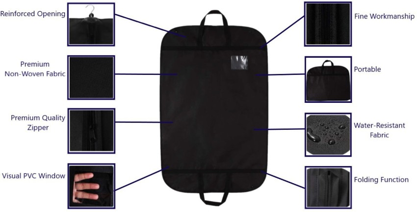 15 Garment Bag Suit Storage Cover Dress Clothes Coat Dustproof Protector  Travel  Full On Cinema