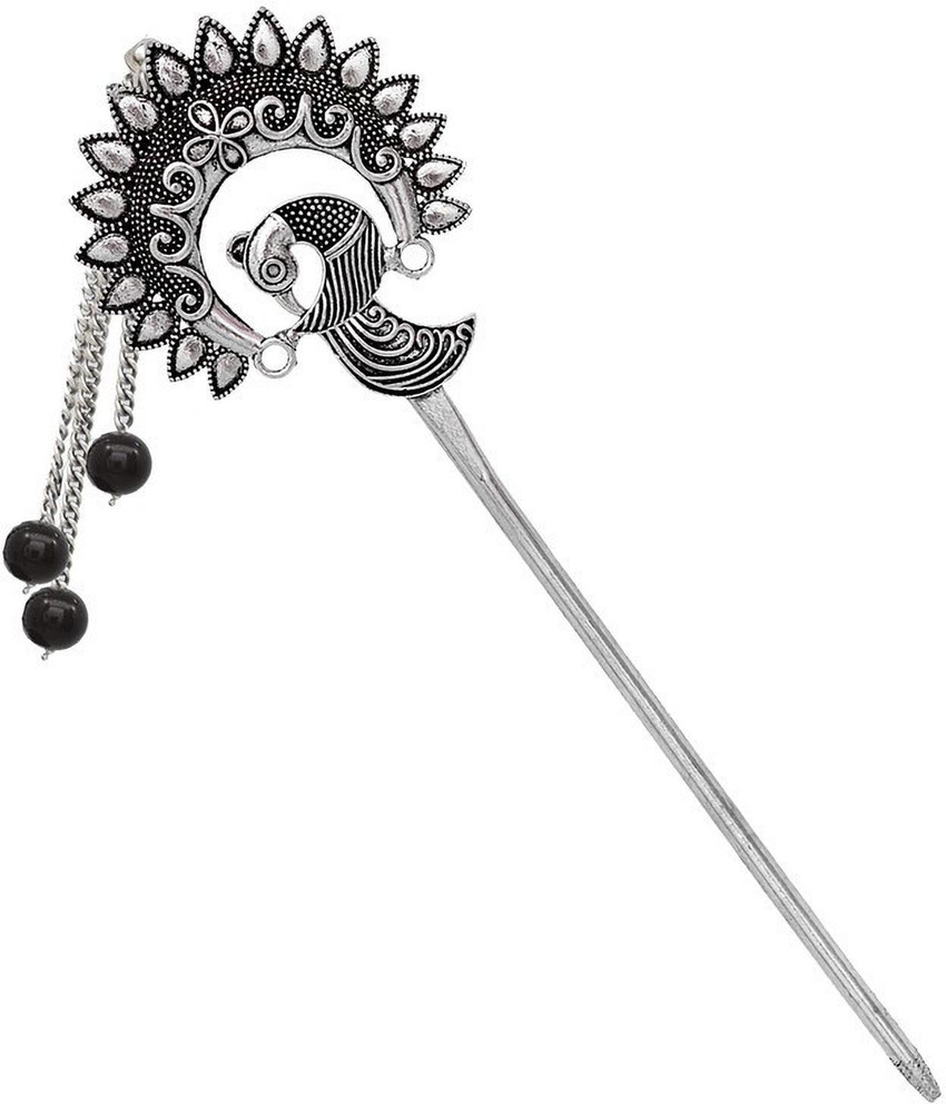 Silver hair pins sticks store