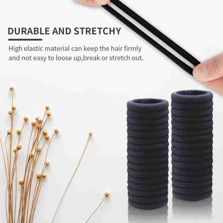 Beauty Tool Quality Elastics Hair Rubber Band Holder for Kids/Girls/Women  Rubber Band (200Pcz)