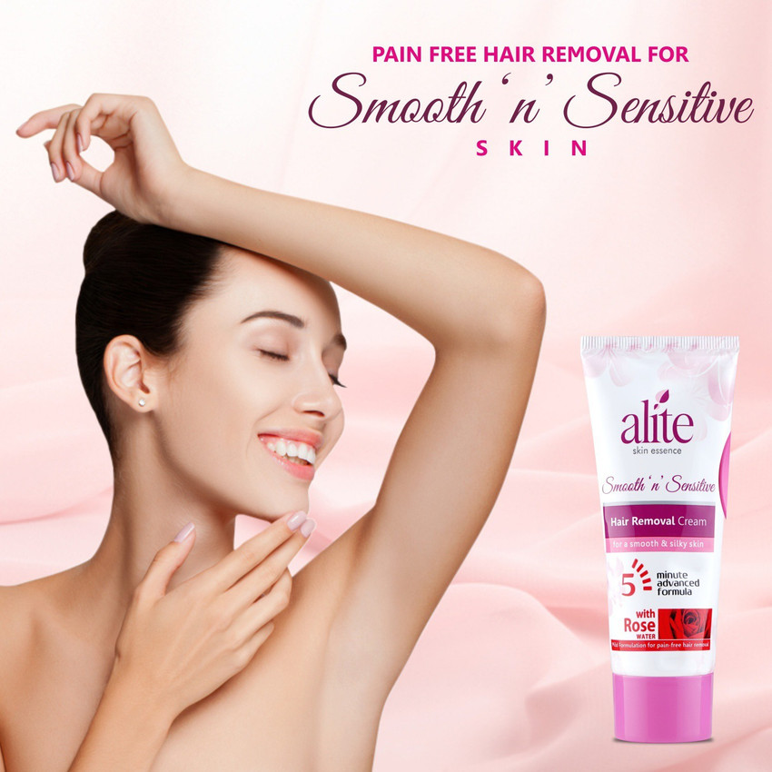 alite Hair Removal Cream with Rose Water 60g Pack of 3 Cream