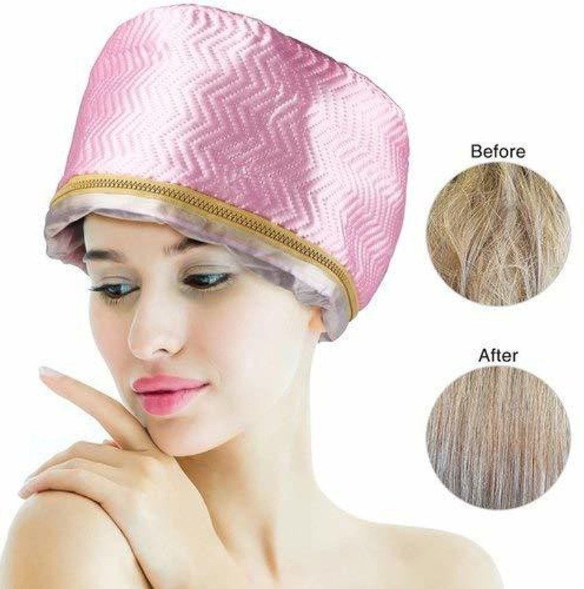 Heated shop shower cap