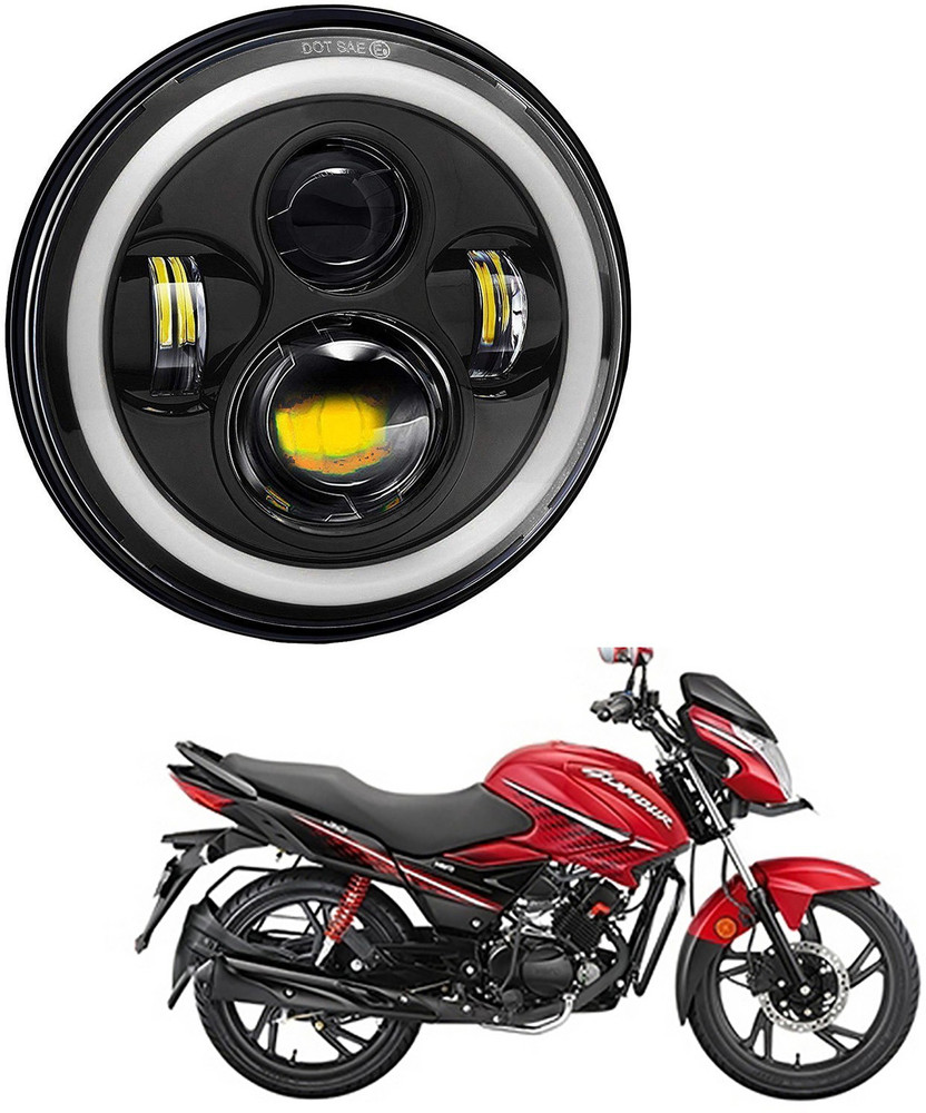 Ascension LED Headlight for Hero Glamour i3s Price in India Buy Ascension LED Headlight for Hero Glamour i3s online at Flipkart