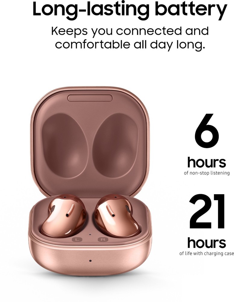 Samsung Galaxy Buds Live Wireless Earbuds with Charging Case, Mystic Black  