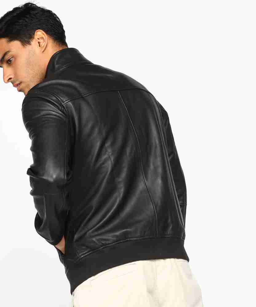 Tommy hilfiger on sale faux leather jacket