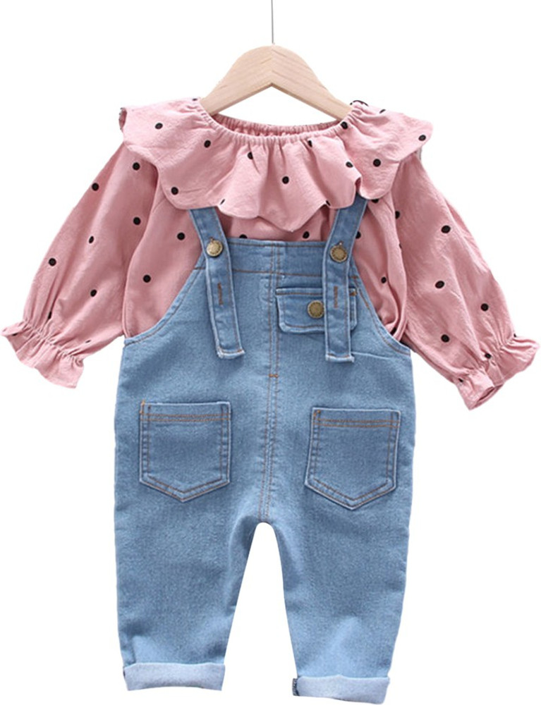 Dungaree dress for baby girl online outlet