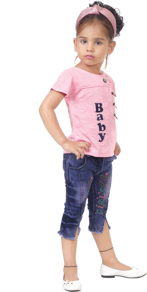 Jeans top baby girl discount