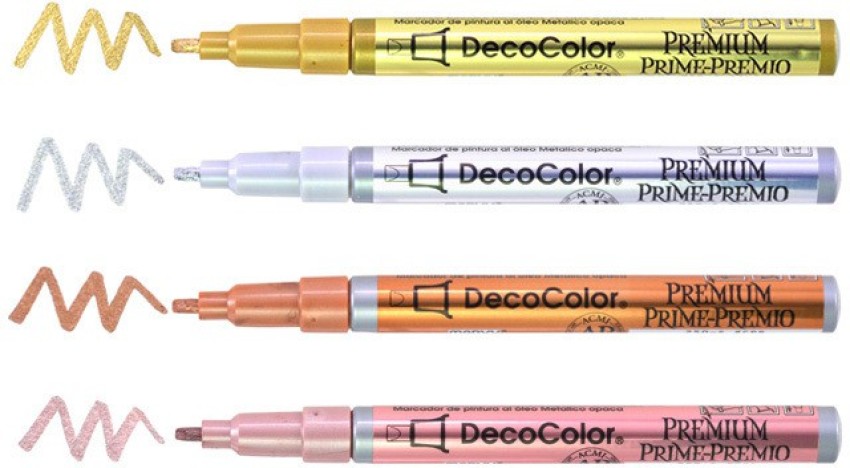 STA 2.0mm Premium Metallic Markers Pens (10 colors )