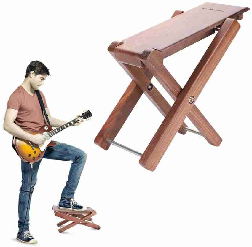 Guitar Foot Stand Metal Guitar Foot Stool Guitar Foot Rest for Playing with Instruments