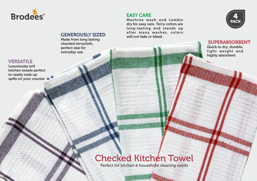 Dish towel measurements hot sale