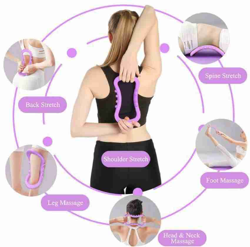 2pcs Yoga Fitness Ring Fascia Stretching Relaxation Pilates Ring