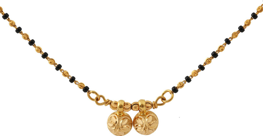 P.N.Gadgil Jewellers Zero Verticle Mani 22kt Gold Mangalsutra 22kt Yellow Gold Mangalsutra Tanmaniya Price in India Buy P.N.Gadgil Jewellers Zero Verticle Mani 22kt Gold Mangalsutra 22kt Yellow Gold M...