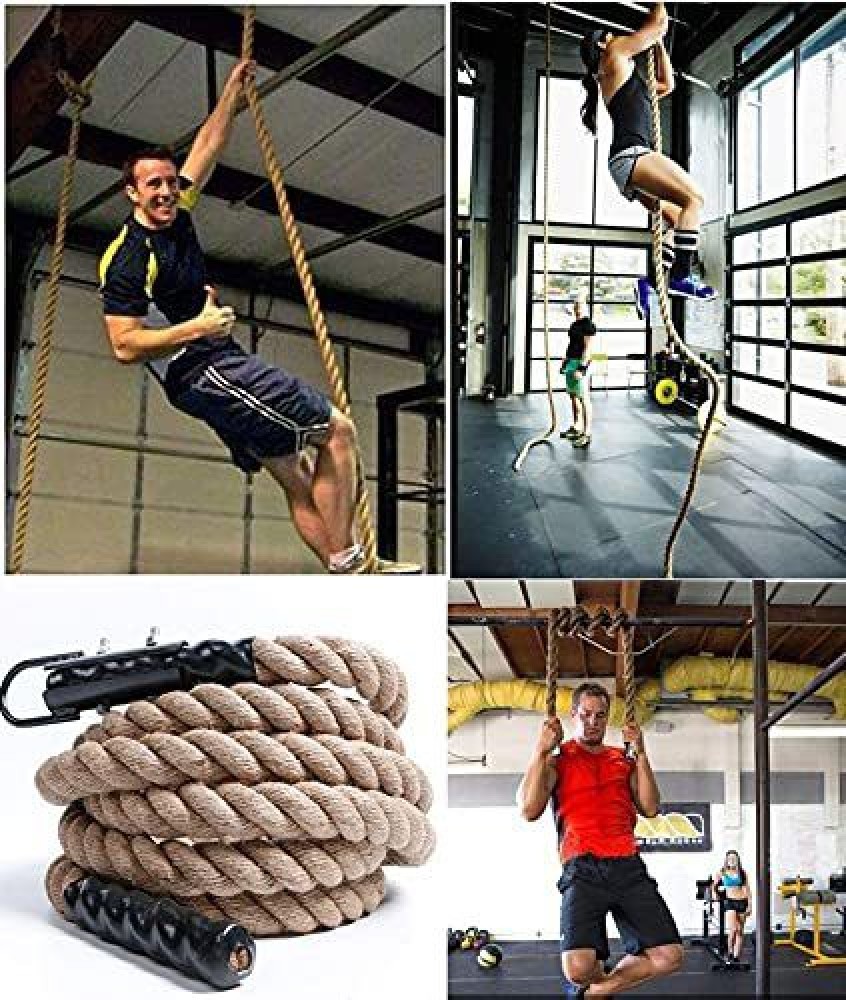 VECTOR X Viva Fitness Climbing Rope 15ft. Gym Climbing Rope 15 ft