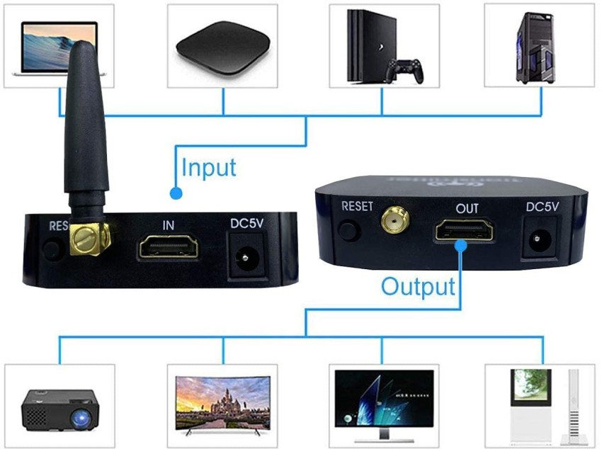 HDMI Extender Transmitter Receiver Video WIFI 100m Wireless HDMI Sender Kit  at Rs 18500/piece in Bengaluru