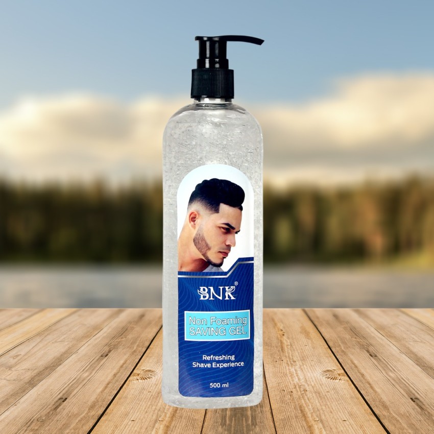 BNK Professional Natural Non Foaming Shaving Gel For Men With Pure