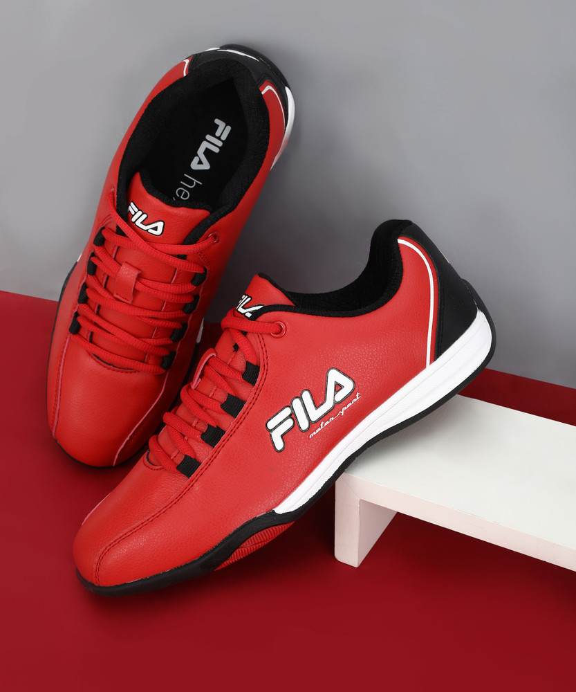 Fila shoes men red on sale