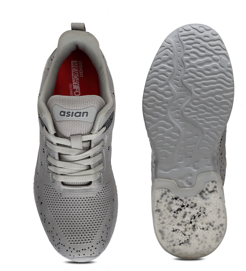 Asian Shoes Popcorn-02 Gray Running Shoes for Men I Sport Shoes for Boys  with Beads Technology Sole for Extra Jump I Memory Foam Insole Running  Shoes For Men - Buy Asian Shoes